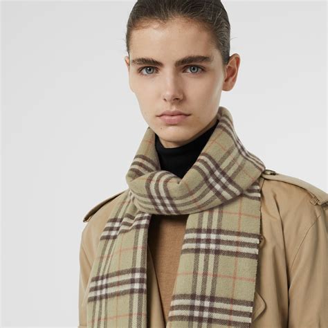 lightweight check cashmere wool scarf burberry|authentic Burberry cashmere scarf.